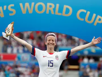 Megan Rapinoe, en una imagen de archivo Megan Rapinoe, en una imagen de archivo