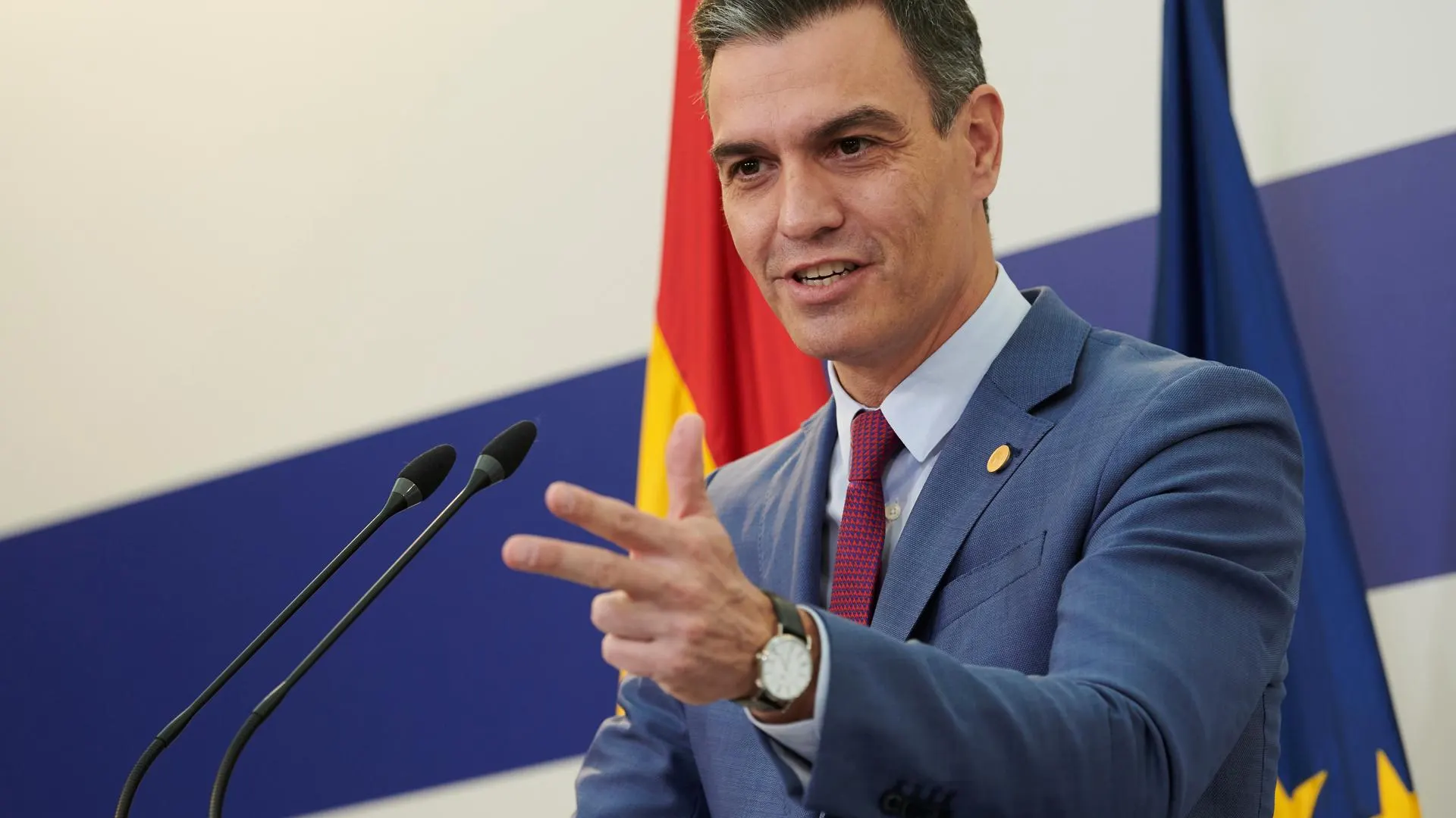 El presidente del Gobierno, Pedro S&aacute;nchez