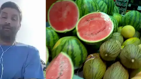 Productor de sandías. Productor de sandías.