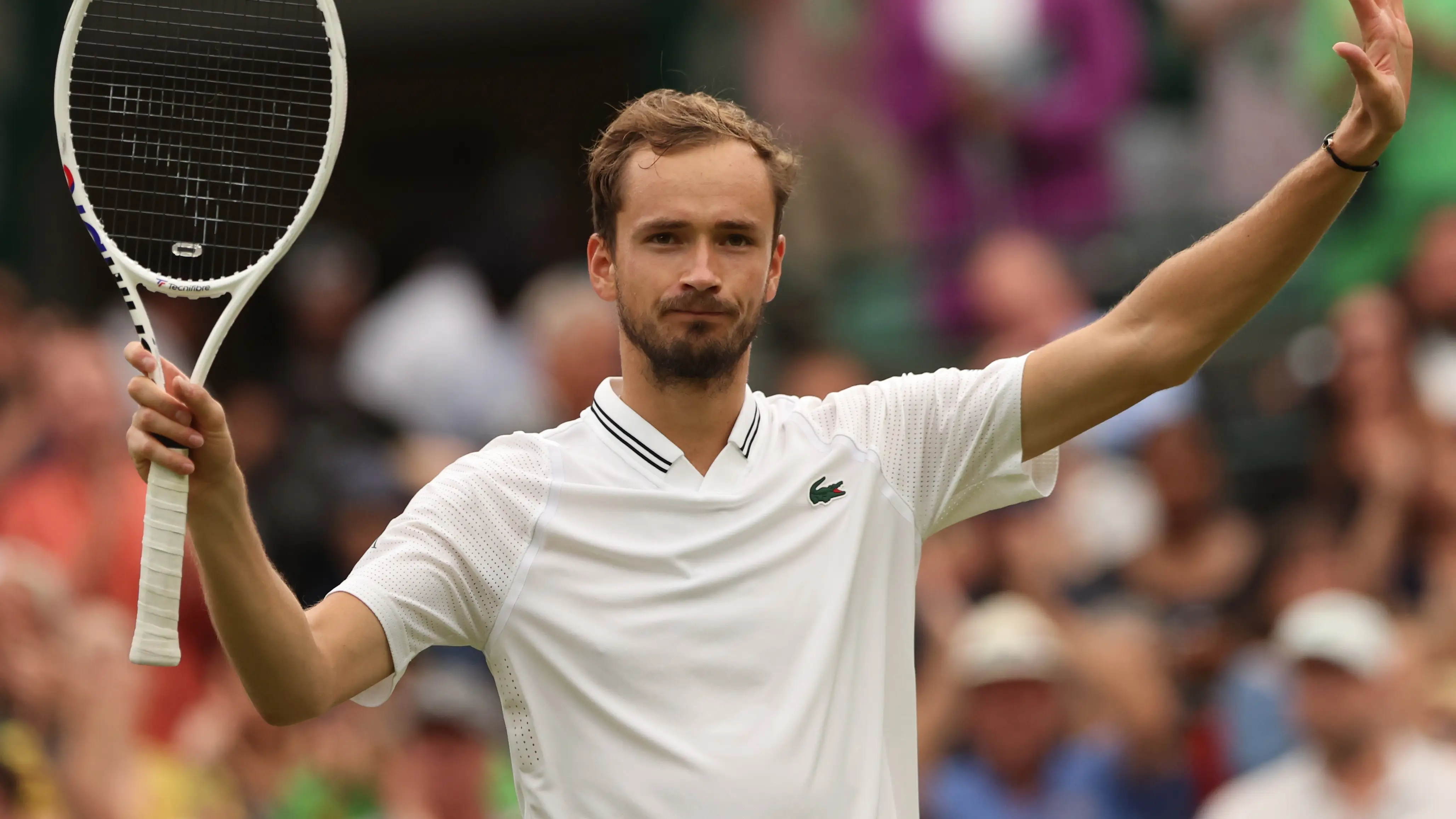 Daniil Medvedev celebra su victoria ante Christopher Eubanks Daniil Medvedev celebra su victoria ante Christopher Eubanks