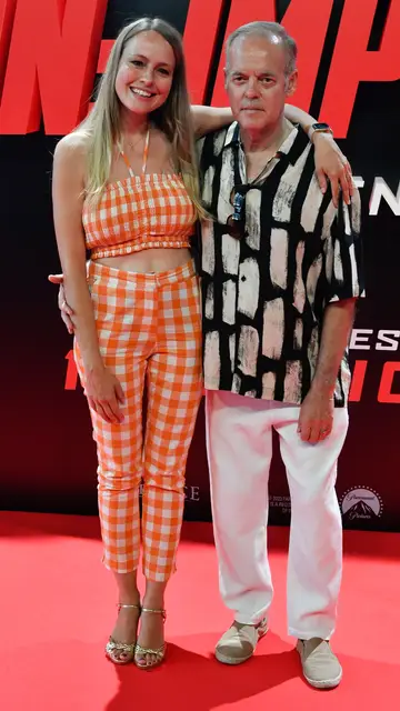 Esmeralda Moya junto a su padre Esmeralda Moya junto a su padre