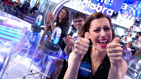 Cristina Gallego monta ‘La Fiesta’ en ‘La pista’ de ‘Pasapalabra’ Cristina Gallego monta ‘La Fiesta’ en ‘La pista’ de ‘Pasapalabra’