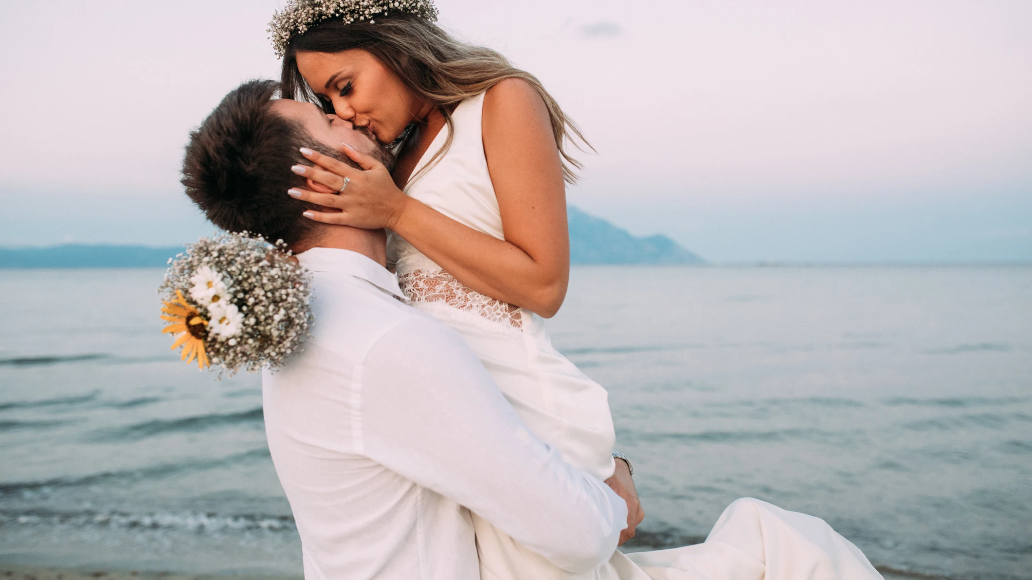 Una pareja el d&iacute;a de su boda