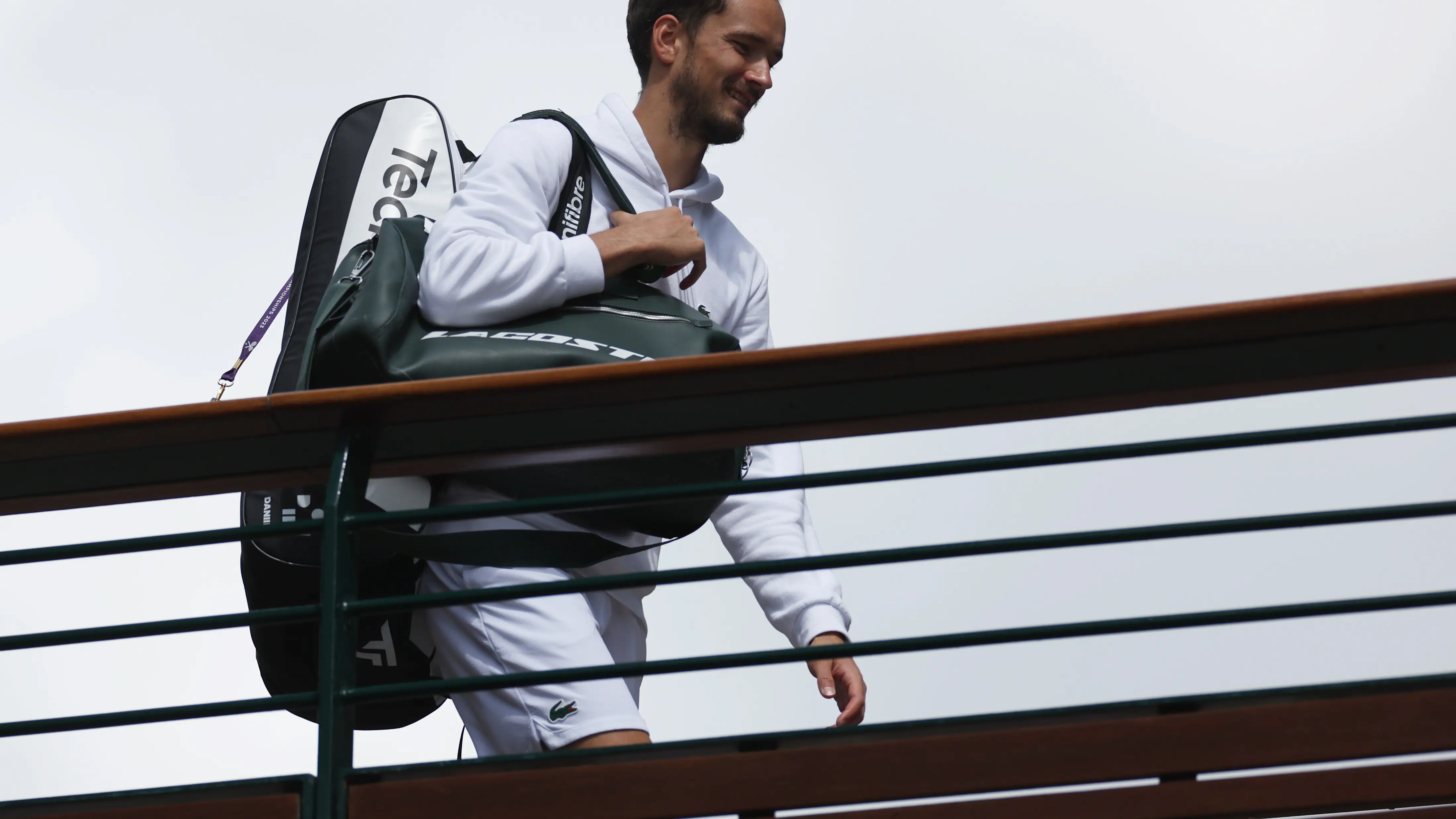 Daniil Medvedev, en las instalaciones de Wimbledon Daniil Medvedev, en las instalaciones de Wimbledon