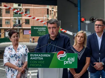 El cabeza de lista del PNV al Congreso por Bizkaia, Aitor Esteban El cabeza de lista del PNV al Congreso por Bizkaia, Aitor Esteban