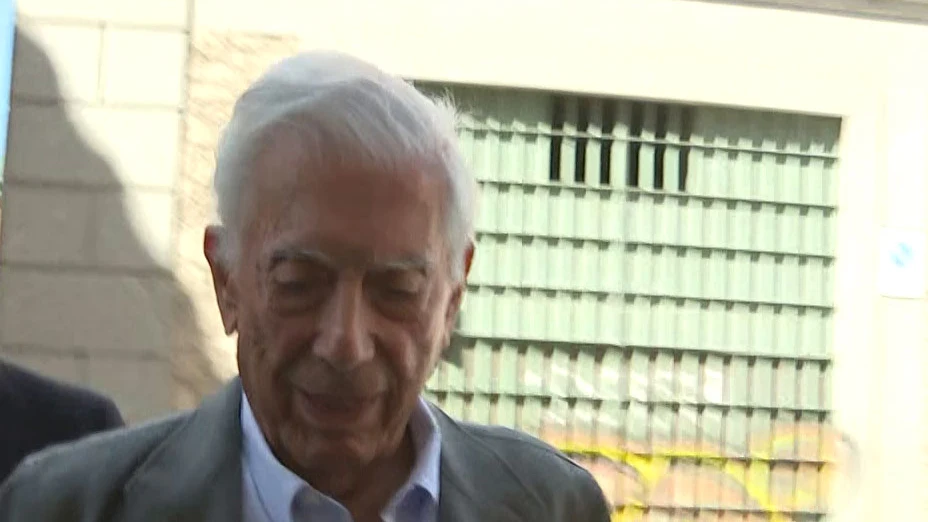 Mario Vargas Llosa, en Madrid