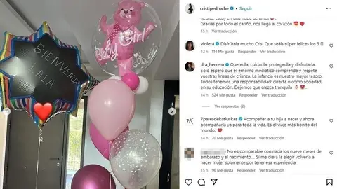 Comentarios en la publicación de Cristina Pedroche Comentarios en la publicación de Cristina Pedroche
