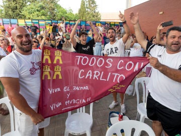 Vecinos de El Palmar celebran la victoria de Alcaraz