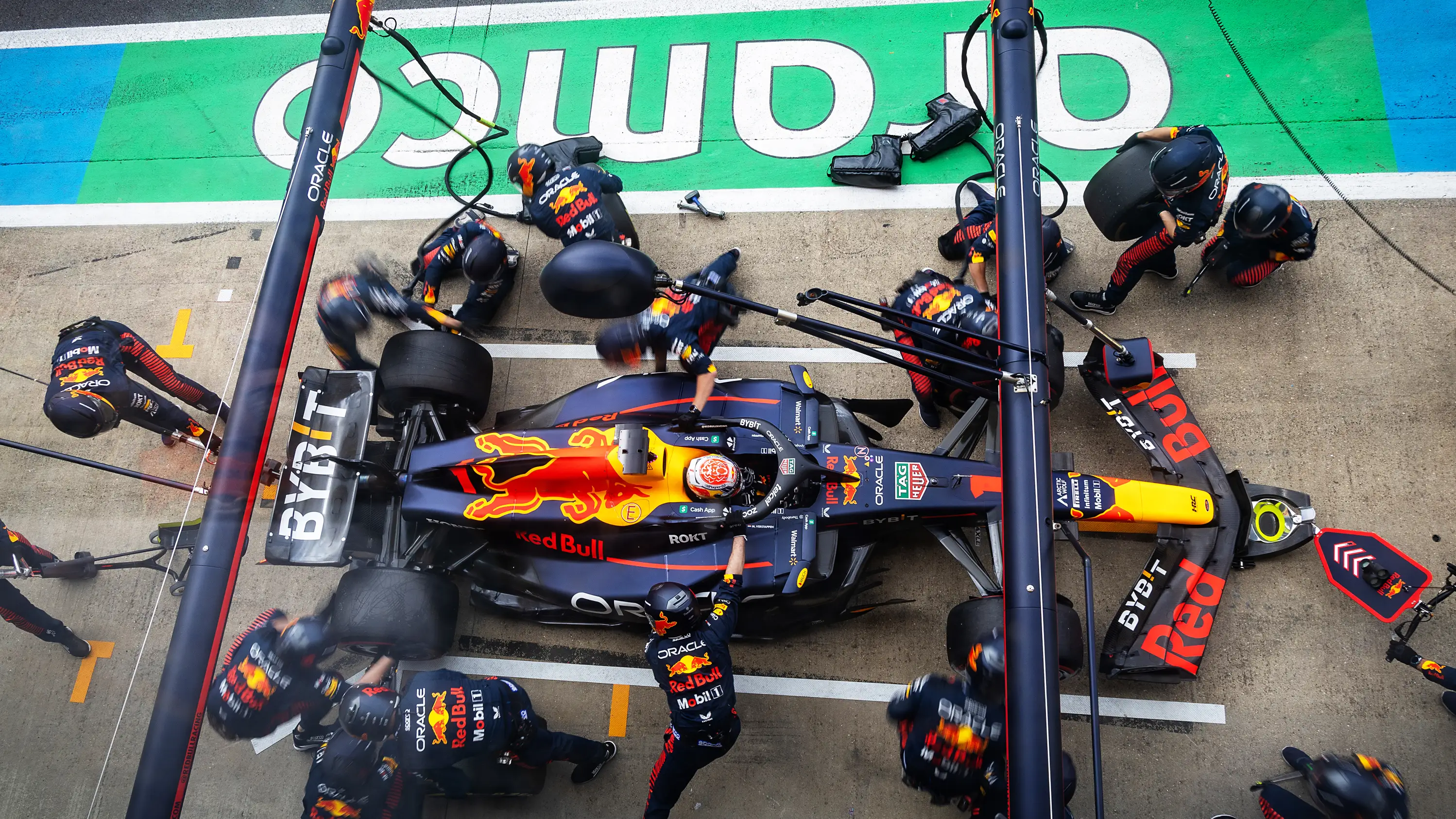 Pit stop de Red Bull