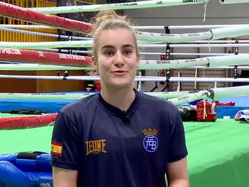 La boxeadora Laura Fuertes La boxeadora Laura Fuertes