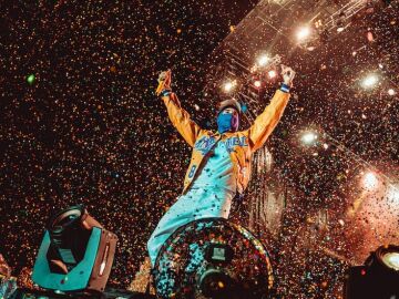 Anuel AA en un Reggaeton Beach Festival