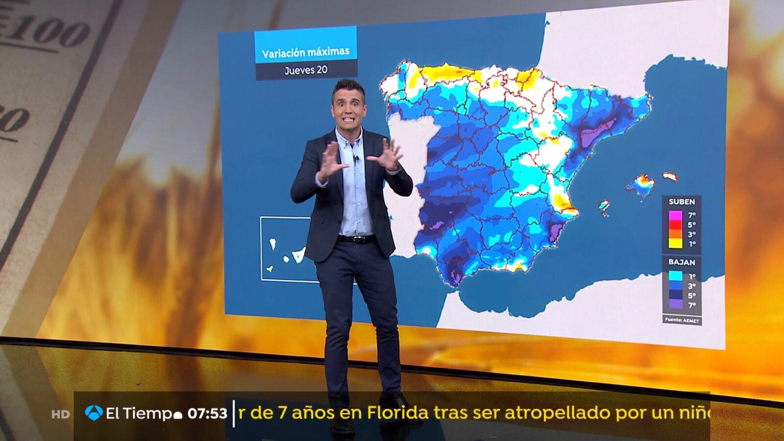 César Gonzalo avisa de que el calor nos concederá un primer respiro, mañana viernes llegará el segundo