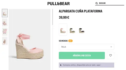 Alpargata cuña plataforma Alpargata cuña plataforma