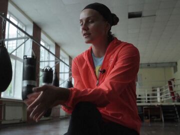 La boxeadora Anna Lysenko 