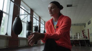 Anna Lysenko, la boxeadora ucraniana que prepara los Juegos Olímpicos entre las bombas