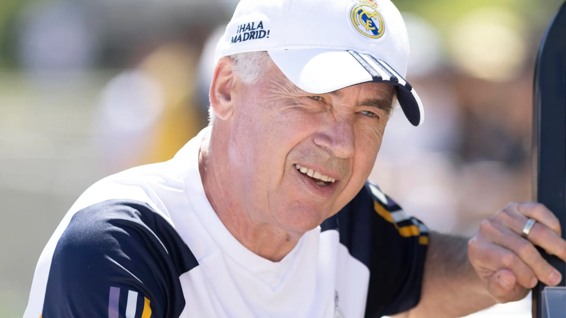 El entrenador del Real Madrid, Carlo Ancelotti El entrenador del Real Madrid, Carlo Ancelotti