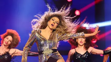 Andrea Guasch, una diosa en el escenario como Beyoncé con ‘End of time’.