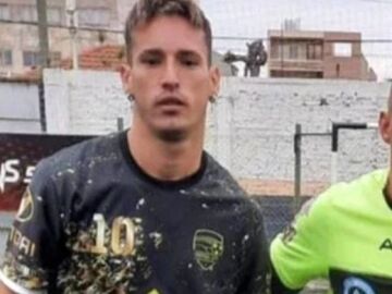 Williams Alexander Tapón (izquierda), futbolista argentino que se suicidó esta semana