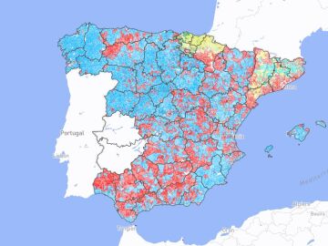 El mapa de España tras las elecciones generales 2023