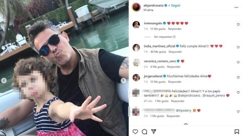 Los comentarios que ha recibido Alejandro Sanz en su publicación