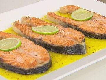 Arguiñano: un salmón con salsa de cítricos, mostaza y miel ¡en 3 minutos!