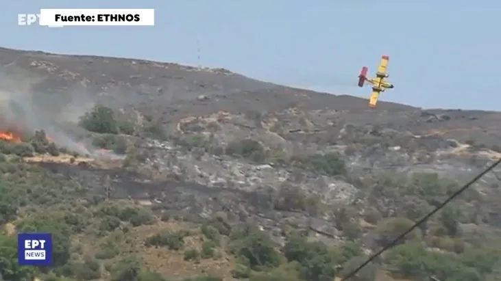 Hidroavión se estrella en Grecia Hidroavión se estrella en Grecia
