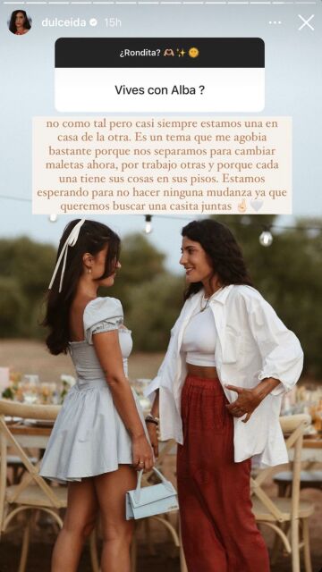 Dulceida aclara si vive con Alba Paul o no