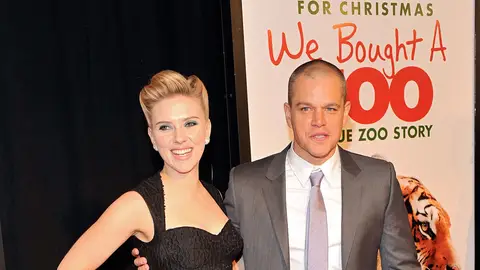 Matt Damon y Scarlett Johnsson Matt Damon y Scarlett Johnsson