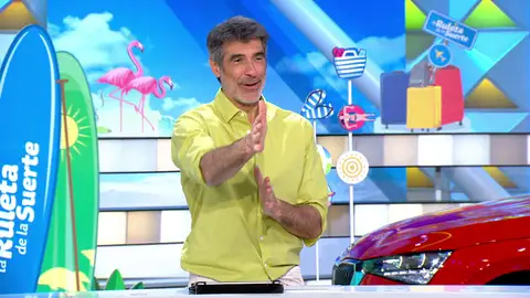 ¡Todo lleva al coche! La señal de Javi al resolver el panel de ‘La ruleta de la suerte’ ¡Todo lleva al coche! La señal de Javi al resolver el panel de ‘La ruleta de la suerte’