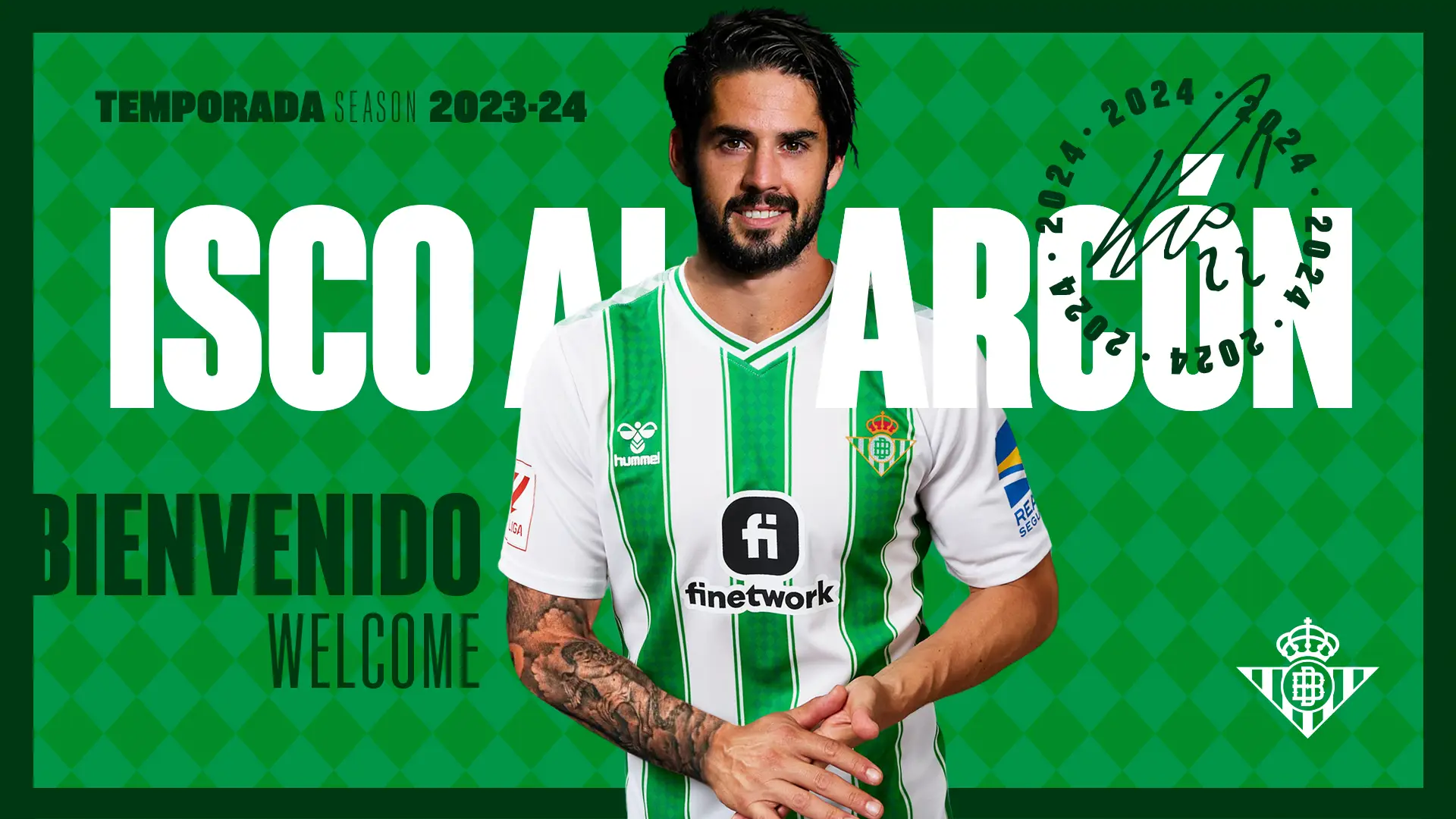 Isco, nuevo jugador del Real Betis Balompié Isco, nuevo jugador del Real Betis Balompié