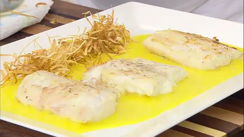 Arguiñano: Merluza rápida con salsa de puerro y su crujiente Arguiñano: Merluza rápida con salsa de puerro y su crujiente