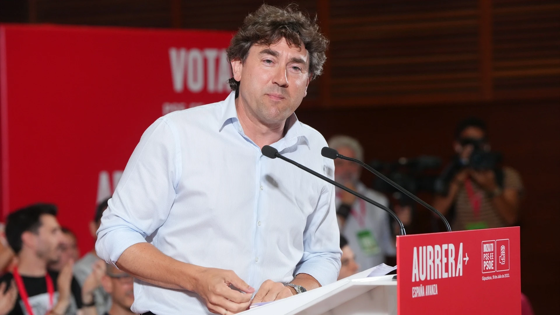 Eneko Andueza, l&iacute;der del PSOE vasco