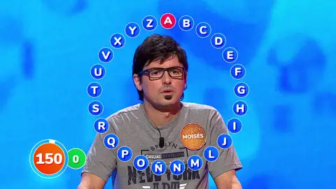 ¡Moisés se pega un tiro en el pie! Un insólito fallo en la primera palabra le sentencia en ‘El Rosco’ ¡Moisés se pega un tiro en el pie! Un insólito fallo en la primera palabra le sentencia en ‘El Rosco’