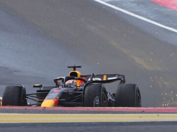 Max Verstappen en el GP de Bélgica