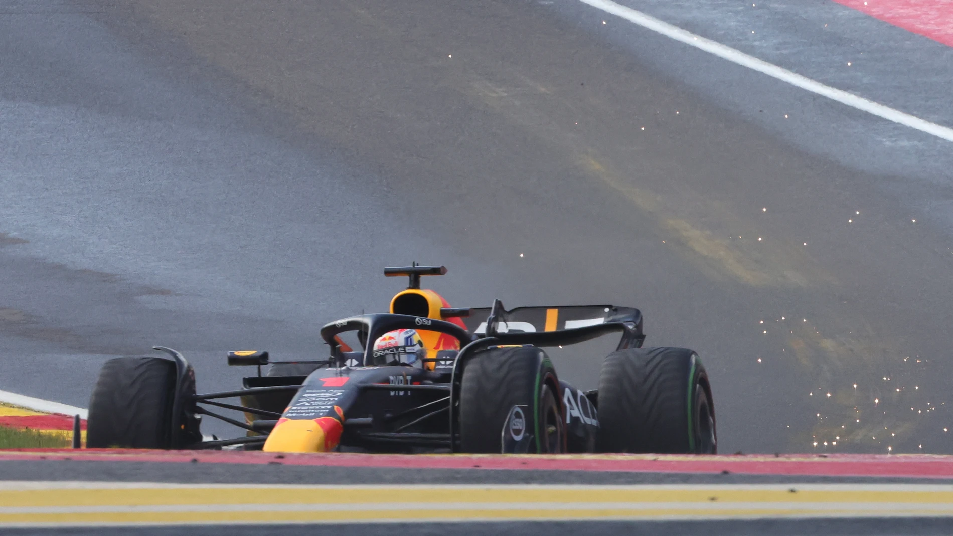 Max Verstappen en el GP de Bélgica
