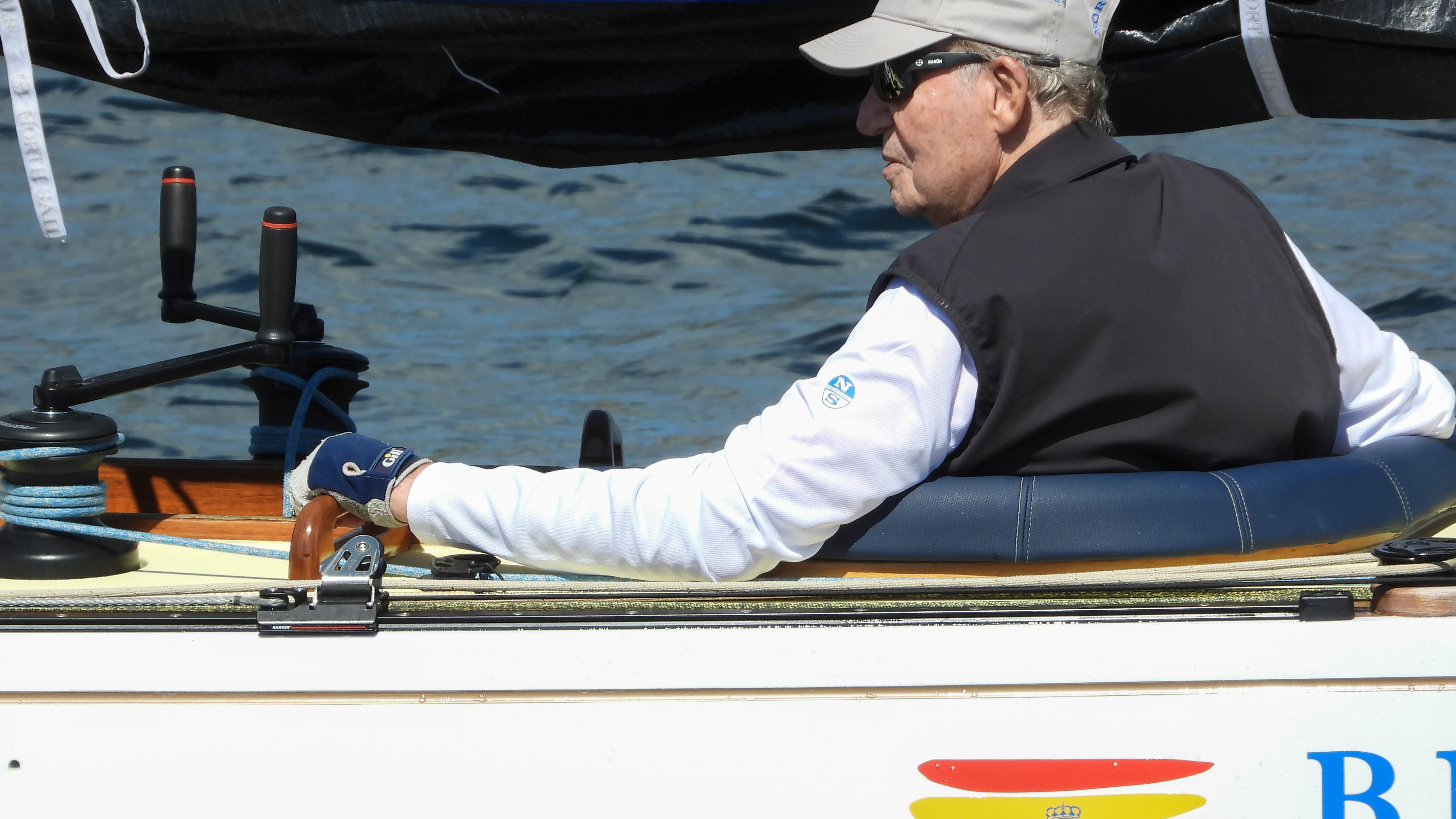 Juan Carlos I en Sanxenxo