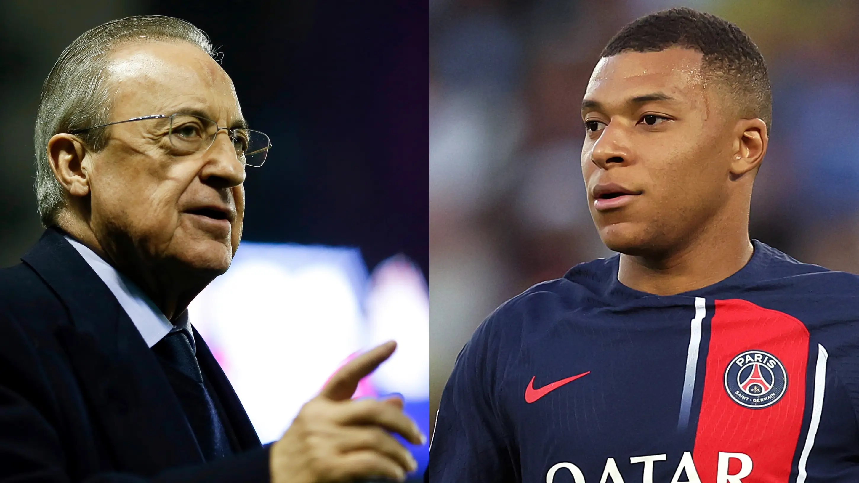 Florentino P&eacute;rez y Kylian Mbapp&eacute;