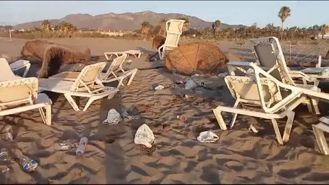 Consecuencias de un botellón Consecuencias de un botellón