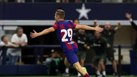 Fermín López celebra su gol ante el Real Madrid Fermín López celebra su gol ante el Real Madrid