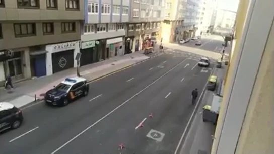 Imágenes del piso okupados en A Coruña Imágenes del piso okupados en A Coruña