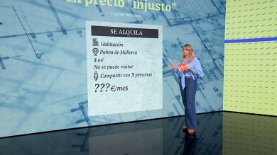 Piden 850 euros al mes y 3 meses de fianza por una habitación de 3m² en un piso compartido en Palma de Mallorca
