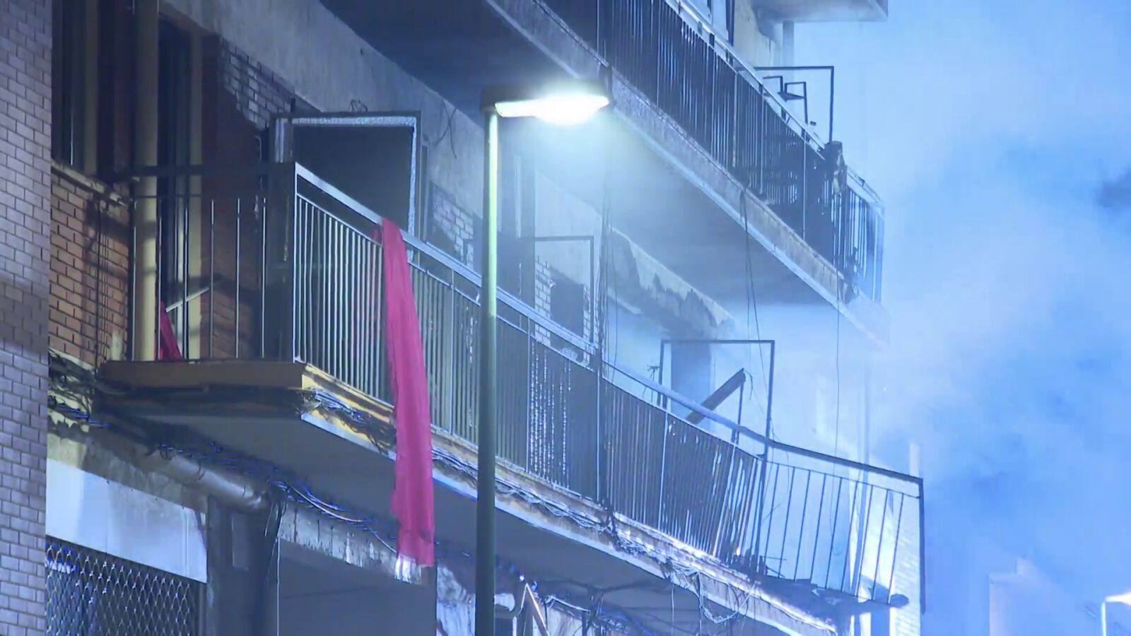 VÍDEO: El momento de la explosión que acabó con la vida de una mujer en un edificio de Valladolid