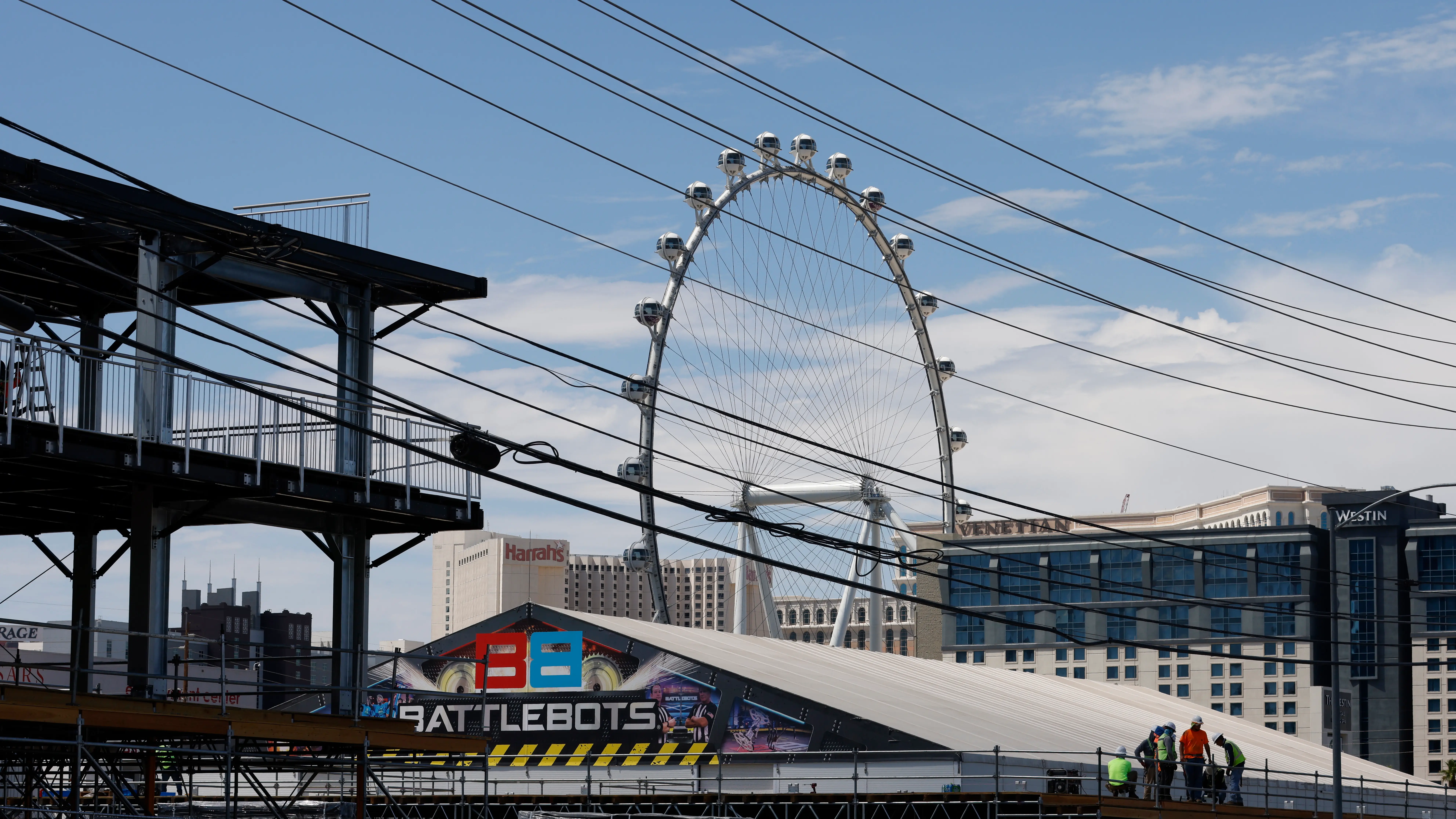 Construcción en marcha del Gran Premio de Fórmula 1 de Las Vegas Construcción en marcha del Gran Premio de Fórmula 1 de Las Vegas