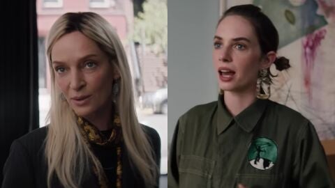 Uma Thurman y Maya Hawke en 'The Kill Room'