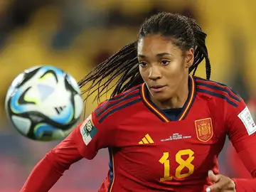 La futbolista de la selección española Salma Paralluelo La futbolista de la selección española Salma Paralluelo