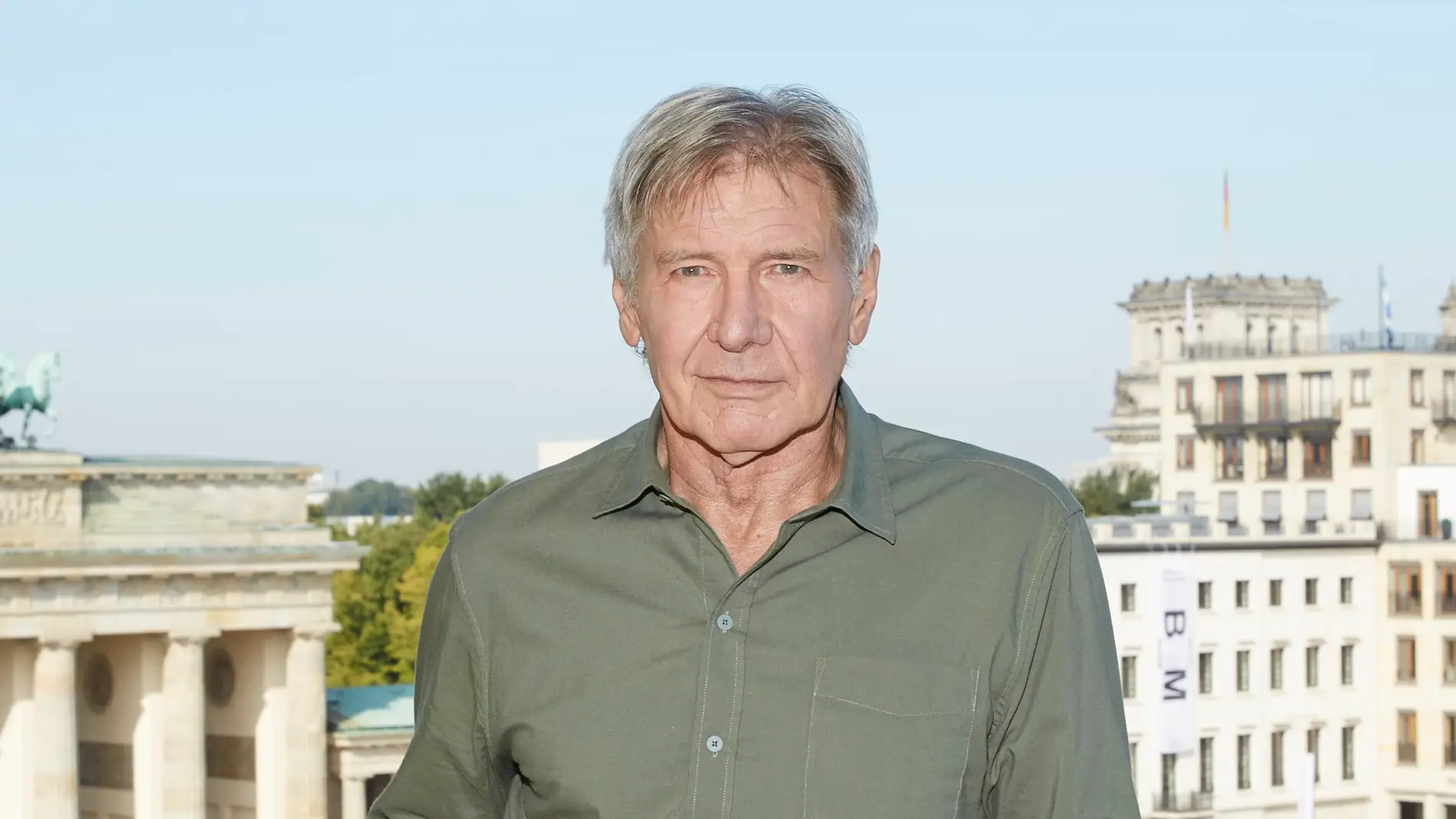 Harrison Ford promocionando en Berlín 'Blade Runner 2043'