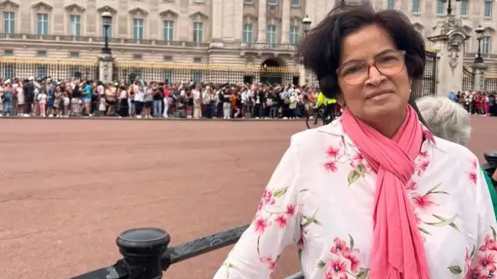 Luz Marina Contreras antes de la amputaci&oacute;n de sus piernas