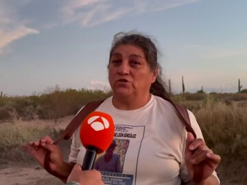 Familiar de un desaparecido en México