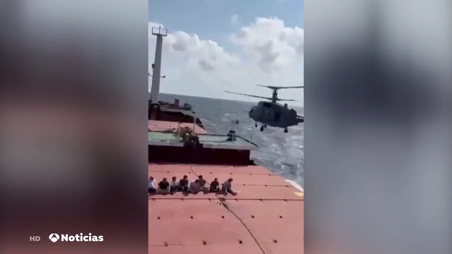 Ataque ruso a un buque mercante 