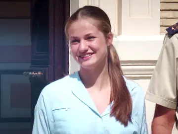 Leonor entra en la academia general de Zaragoza y se despide de uno de los grandes placeres de los que disfruta en familia Leonor entra en la academia general de Zaragoza y se despide de uno de los grandes placeres de los que disfruta en familia